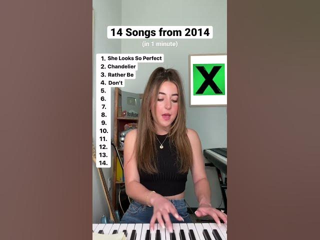 14 Songs from 2014 in 1 Minute