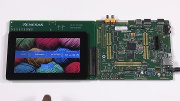 Home Appliance HMI solution using a 2D Gfx Engine with Renesas RZ/A1