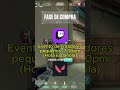 Evento de creadores de contenido pequeños de Valorant