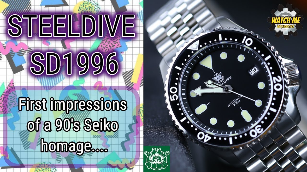 Is a Seiko SKX007 homage any good? First impressions of this STEELDIVE -  YouTube