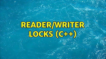 Reader/Writer Locks (c++) (2 Solutions!!)