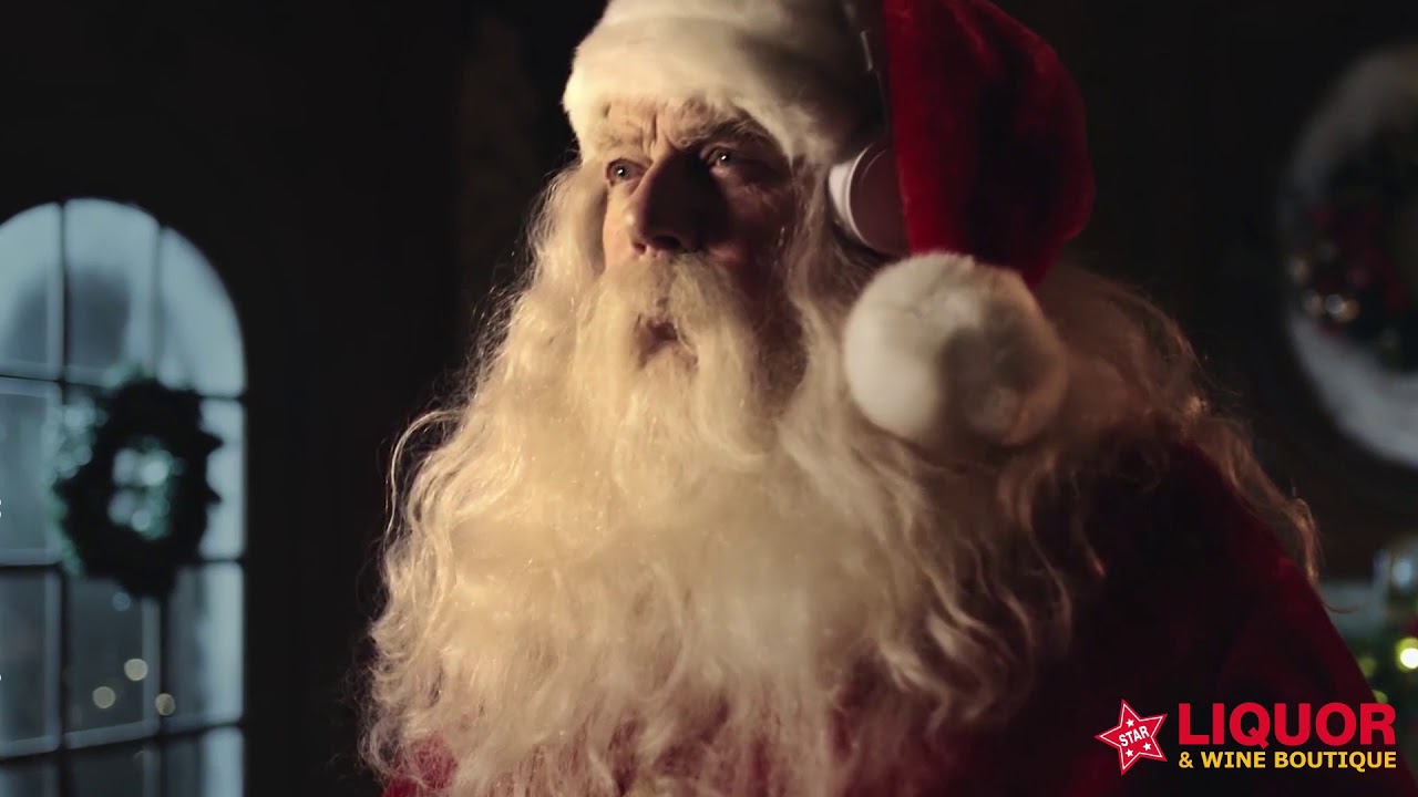 Star Liquor Copperfield - Dancing Santa