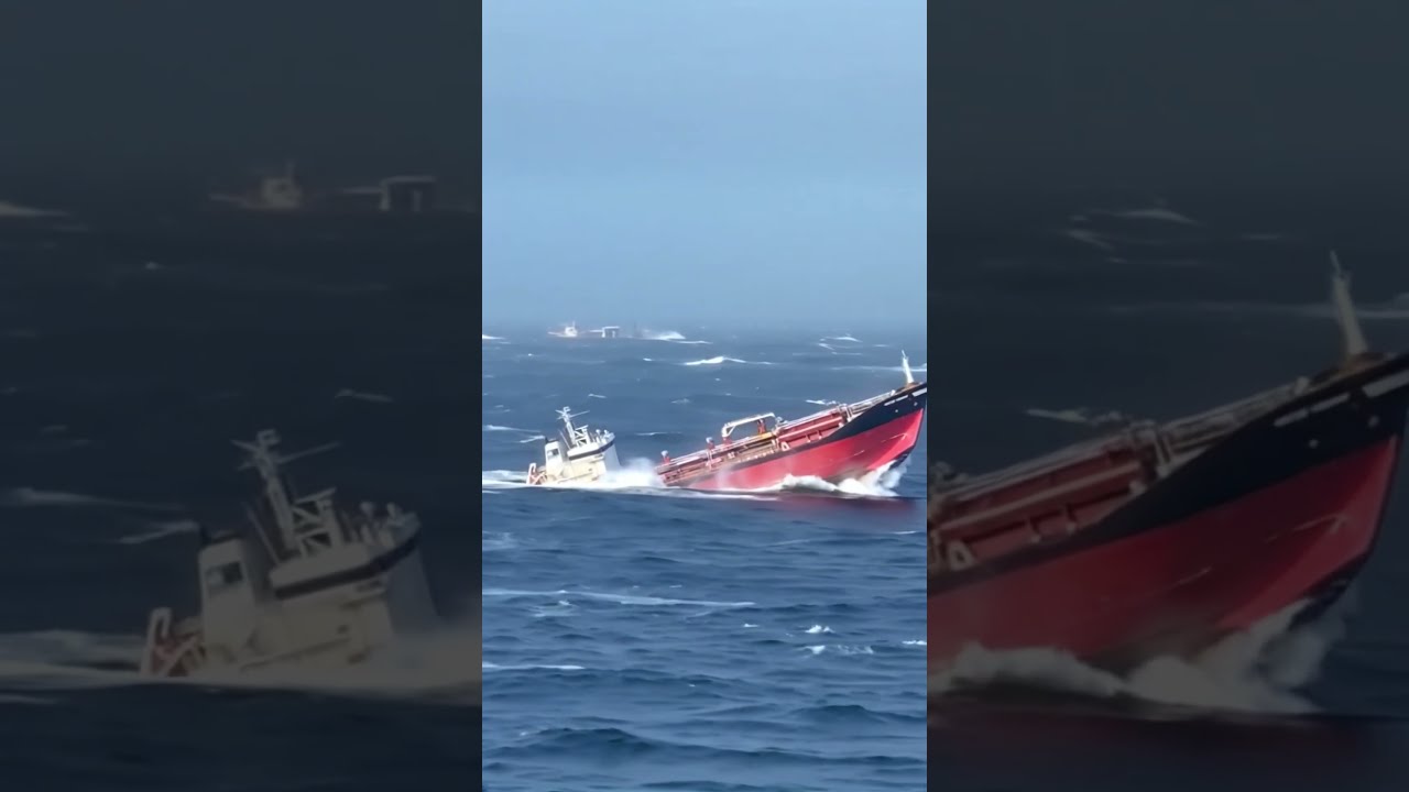 HUGE SHIP SANK WHILE HE WAS RECORDING Shorts 