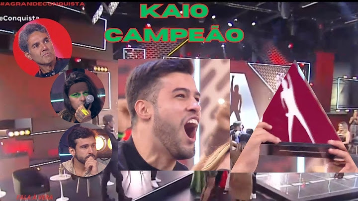 🎤💃 KAIO CAMPEÃO, A Grande Conquista, porcentagens.
