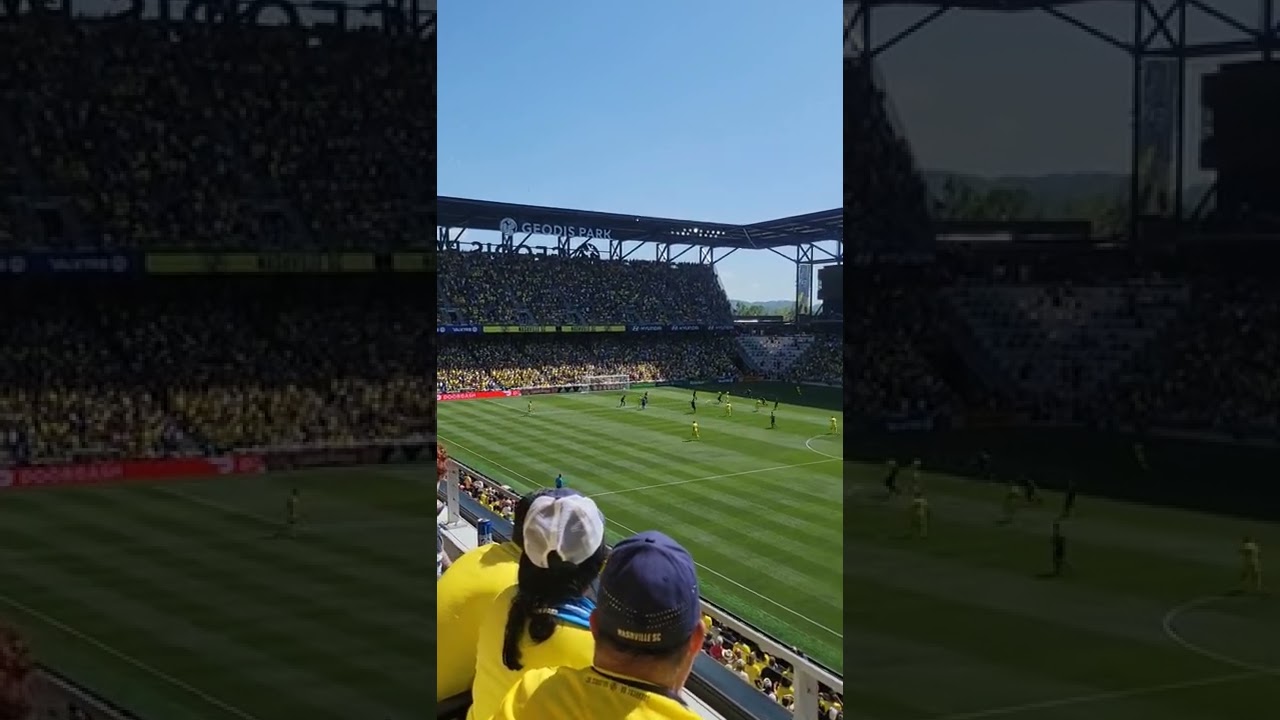 Nashville SC crossbar shot. #NashvilleSC #Soccer #MLS #shorts