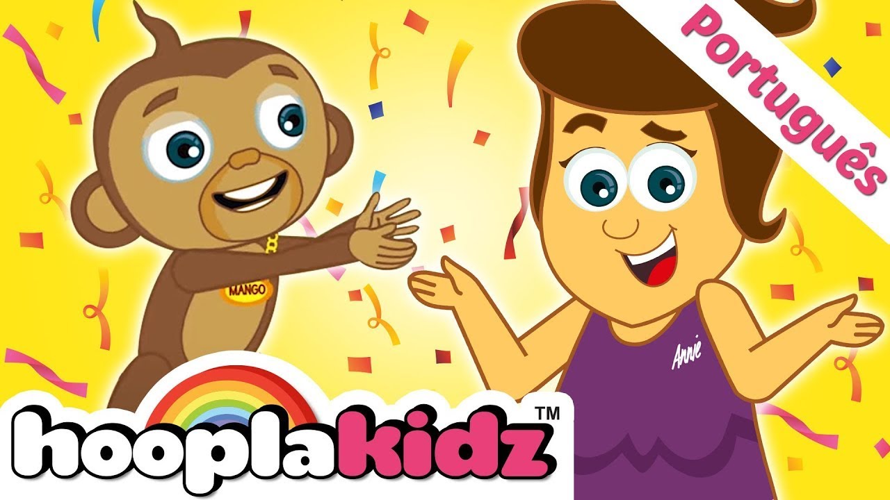 ⁣Se Você Está Contente Bata Palmas MAIS VÍDEOS PARA CRIANÇAS |   @HooplaKidz Brasil ​