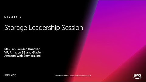 AWS re:Invent 2018: What