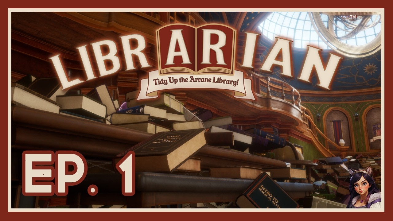 ⁣Librarian: Tidy Up the Arcane Library! | Ep. 1 | Satisfying Organizing
