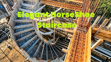Stylish Helical Staircase | Full Formwork & Rebar Detailing
