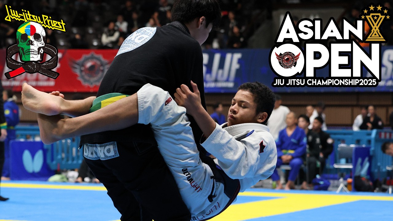 【FULL FIGHT】中島海惺 vs 安齋アーロン / ASJJF ASIAN OPEN 2025 【ブラジリアン柔術】Kaisei Nakajima Aron Anzai