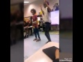 Ayo & Teo performance in class