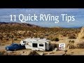 11 Quick Little RVing Tips from a Full Time RVer
