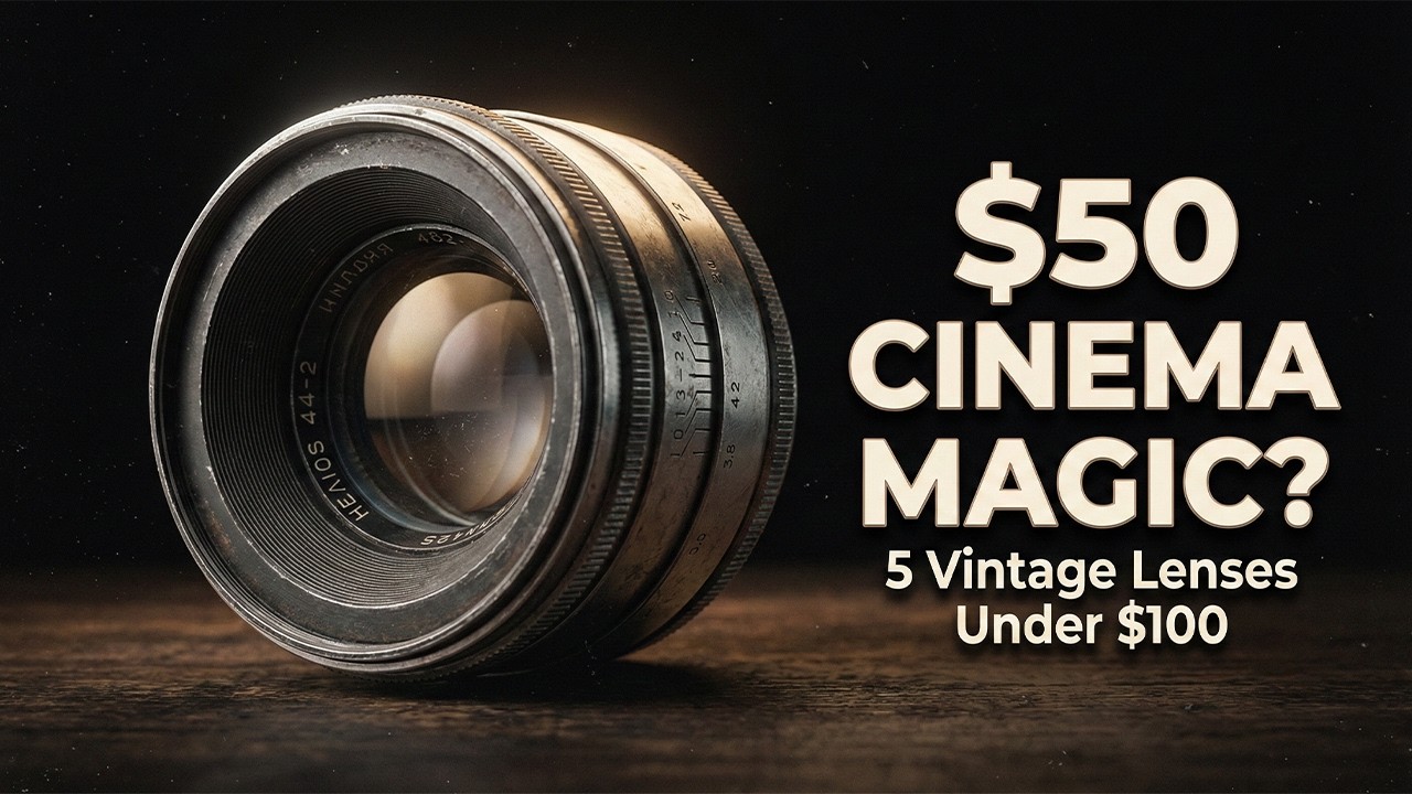 Топ-5 недооцененных винтажных объективов, которые выглядят кинематографично на современных камерах!