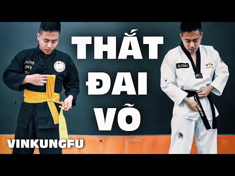 Video: Cách Thắt Thắt Lưng Trong Taekwando