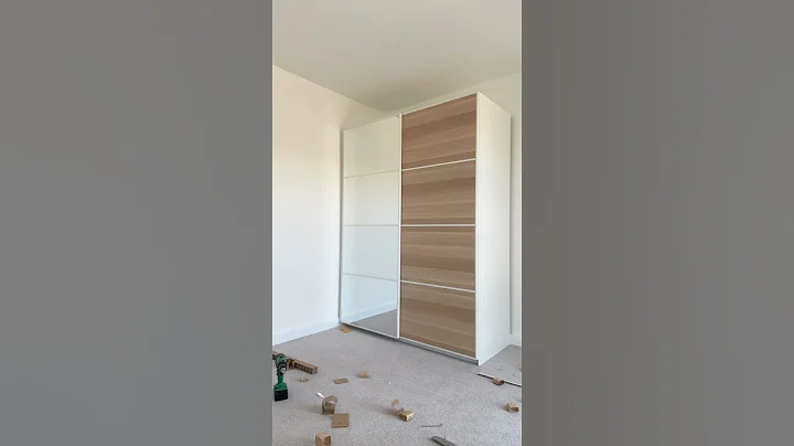 Ikea pax wardrobe sliding doors assembly #xyzbca