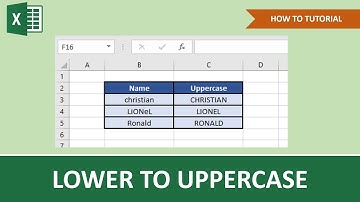 How To Change small Letters To CAPITAL Letters In Excel | Beginner Tutorial