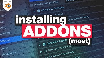 How to install an addon in Blender