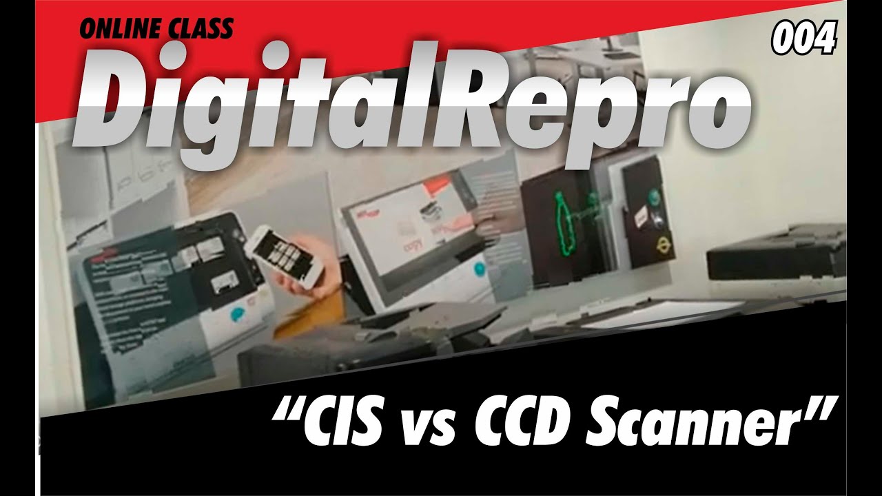 MFP Flatbed Scanner CIS vs CCD - YouTube