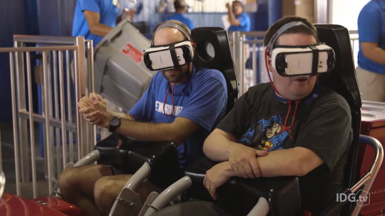 VR Roller Coaster Six Flags