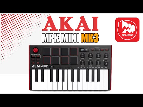 AKAI MPK mini mk3 - миди-клавиатура 25 клавиш (третье поколение популярной модели)