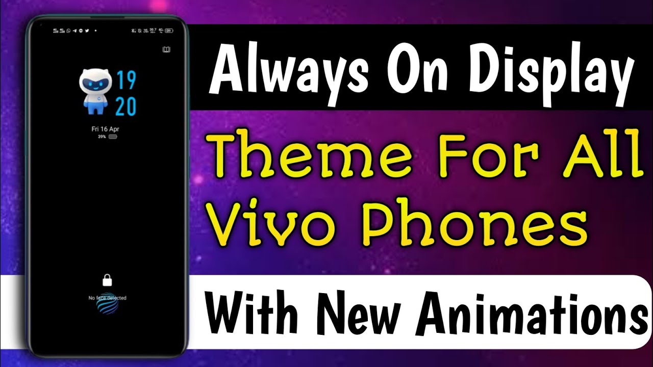 always on display theme download and apply on vivo phones