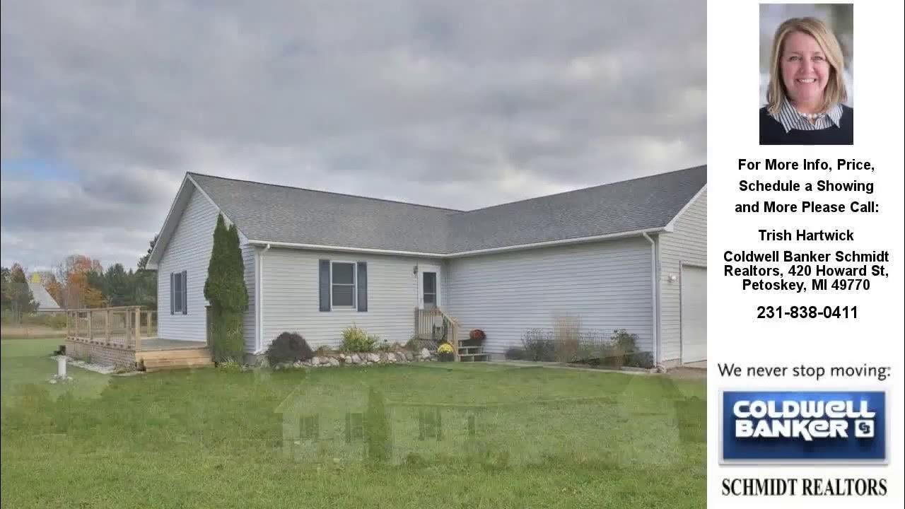 3025 Jackie Lane, Brutus, MI Presented by Trish Hartwick Northern Michigan Real Estate MLS