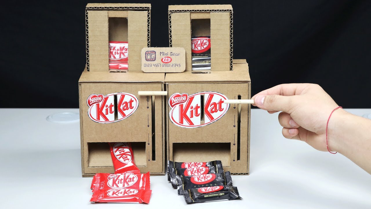 Wow Diy Kitkat Chocolate Vending Machine