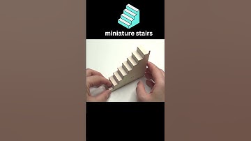Miniature Stairs🧡DIY Miniature💚 #shorts