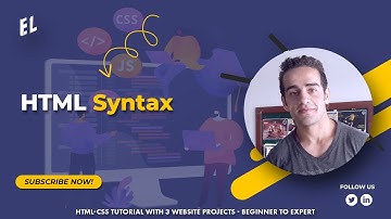 HTML-CSS Tutorial Lesson 2: HTML Syntax