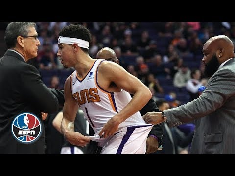 Devin Booker-Gorgui Dieng ejected | Grizzlies vs. Suns | NBA Highlights