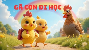 🎶 Gà Con Đi Học – Bài Hát Thiếu Nhi Siêu Dễ Thương Cho Bé Yêu | Nhạc Vui Nhộn Dạy Bé Ngoan 🐣✨