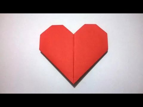 Origami hati-Cara membuat love dari kertas