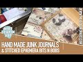 Handmade Junk Journals & Stitched Ephemera Bits