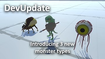 Introducing 3 new monsters types - DevUpdate (mini devlog)