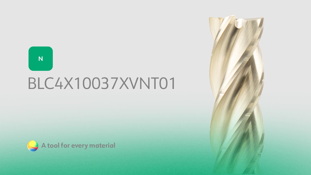 Trochoidal milling Aluminium 3.3215 BLC4X10037XVNT01 A tool for
