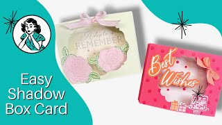 🔴  Easy Shadow Box Card Tutorial | Simple Floating Card for Beginners