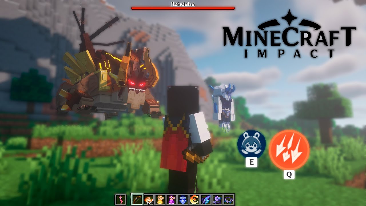 Converti a MINECRAFT en GENSHIN IMPACT!! | Mods【FORGE】| Minecraft 1.16. ...