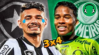 ♫ 4x3 - VIRADA ÉPICA DO PALMEIRAS NO BOTAFOGO (com show de Endrick!) | Paródia Lapada Dela