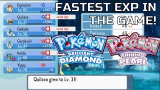 Best EXP Farm in Pokemon Brilliant Diamond Shining Pearl