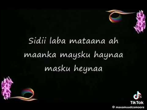 Tijaabi Codkaaga Sidalabo Mataanoah Shymire