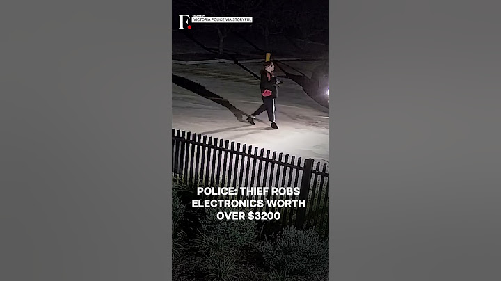 Australia: "Dancing Thief " Breaks into School, Steals Laptops Worth Thousands | N18G