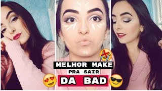 A MELHOR MAQUIAGEM PRA SAIR DA TPM/FOSSA | Vi Bulgarelli