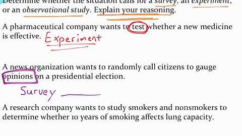 Deciding between surveys, experiments, and observational studies when collecting data