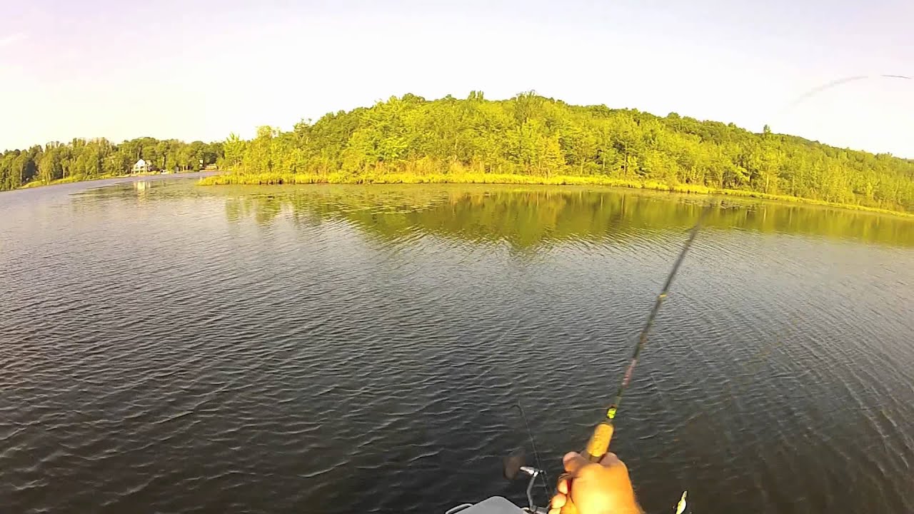 Fishing Round Lake in Monroe New York - YouTube