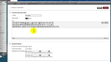 Adding a Folder To Your Blackboard Course
