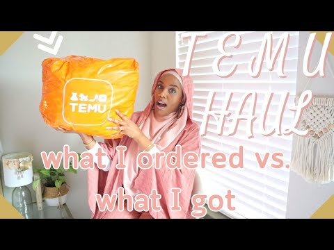 BIG TEMU Haul | What I Ordered vs. What I Got | 25+ Items !| Clothes, Hijabs, Shoes, Decor & More!