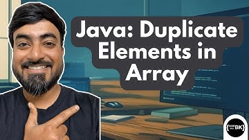 Java Program to Print Duplicate Elements in an Integer Array | For Beginners