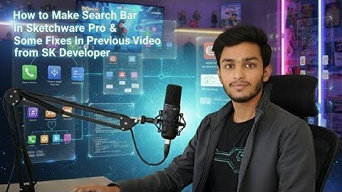 ❤️ How To Make Search Bar In Sketchware Pro And Fixes in Previous video Problem From SK Developer ❤️