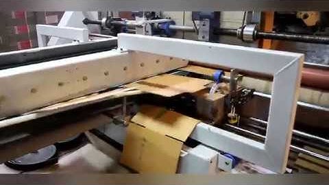 Automatic folder gluer and stitching  machine