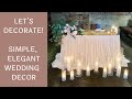 Setup With Me - Blush Pink Wedding Decorations | Time-Lapse Video